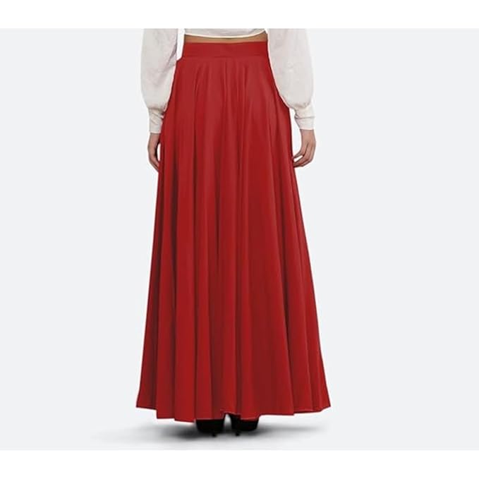 apcollections.in Women's American Crepe Blooming Flared Long - Image 2