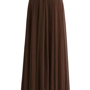 apcollections.in Georgette Long Flare Umbrella Pattern Skirt